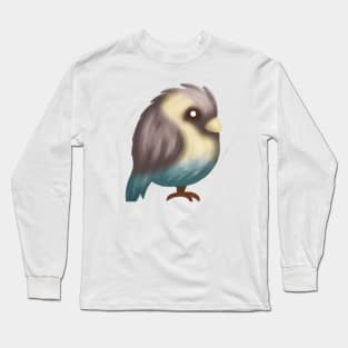 Cute Bird Drawing Long Sleeve T-Shirt